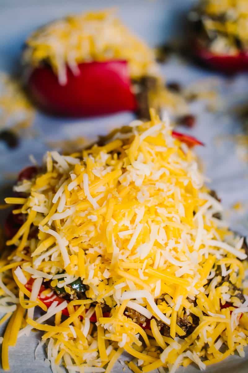 stuffed bell peppers with cheese