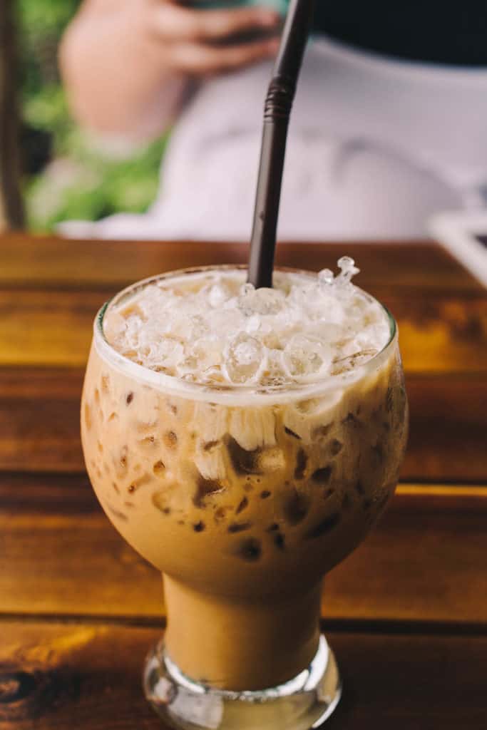 ice cold thai iced coffee