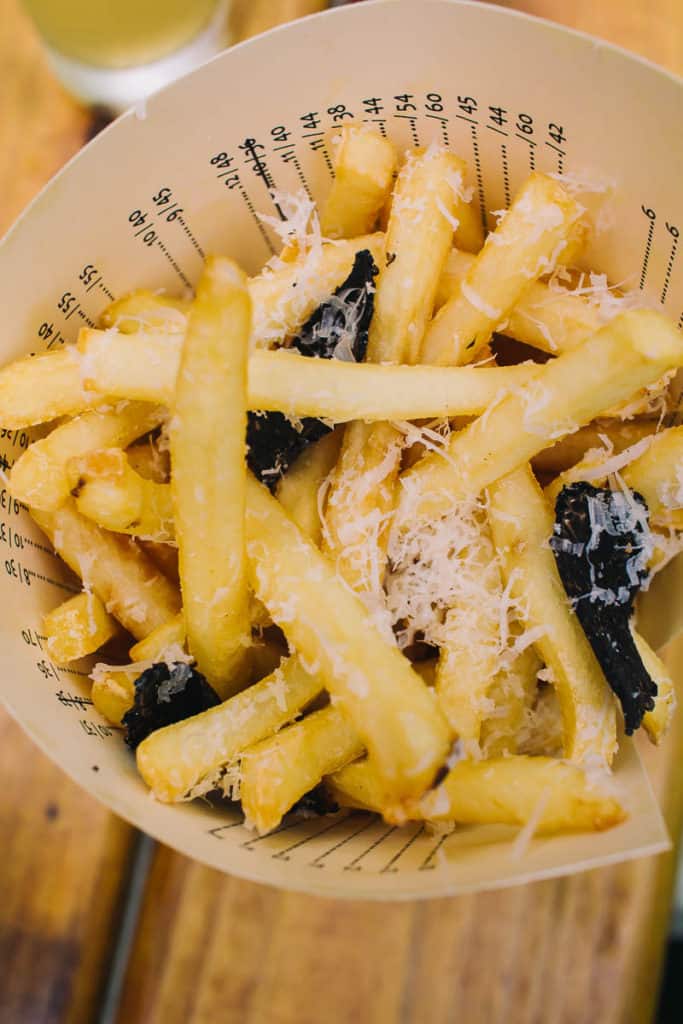 garlic parmesan truffle french fries