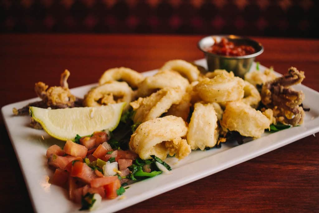 calamari at apache trout grill 