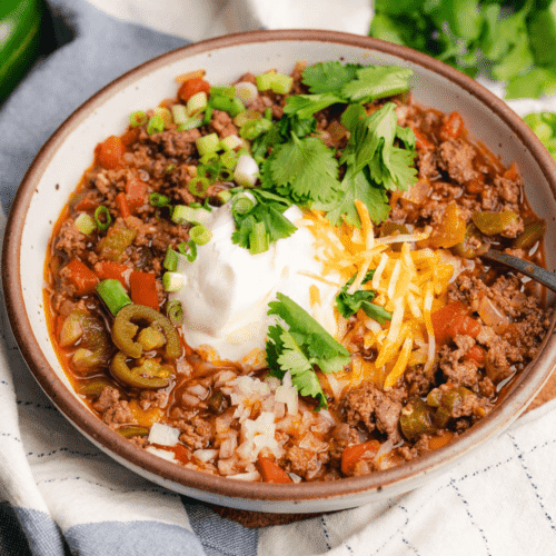 beanless chili recipe