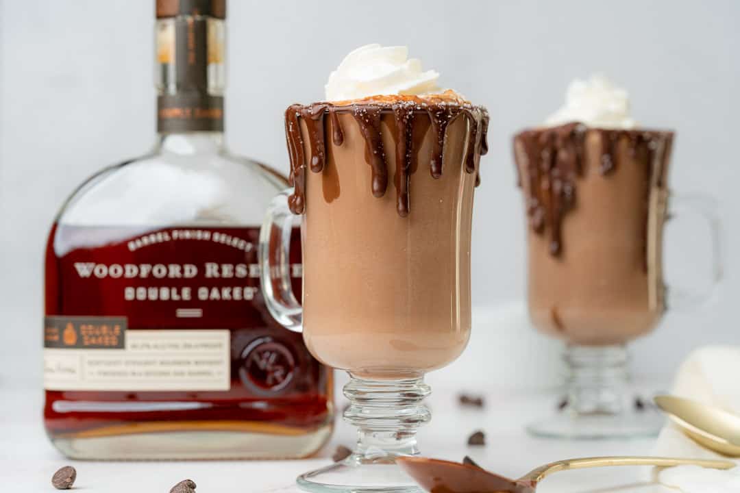 decadent bourbon hot cocoa