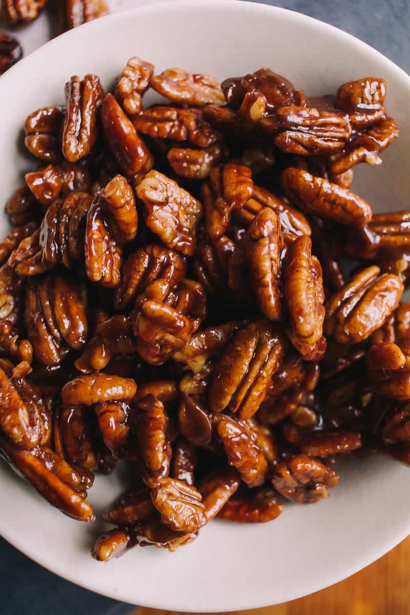 Easy Stovetop Low Carb Candied Pecans