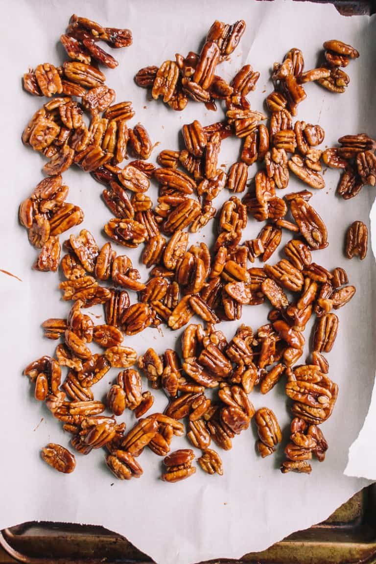 Low Carb Keto Stovetop Candied Pecans A Full Living