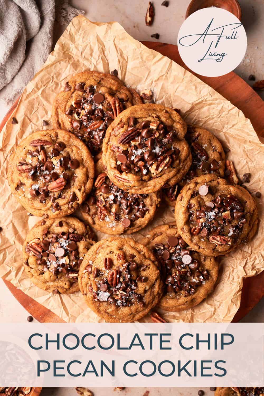 Chocolate chip pecan cookies