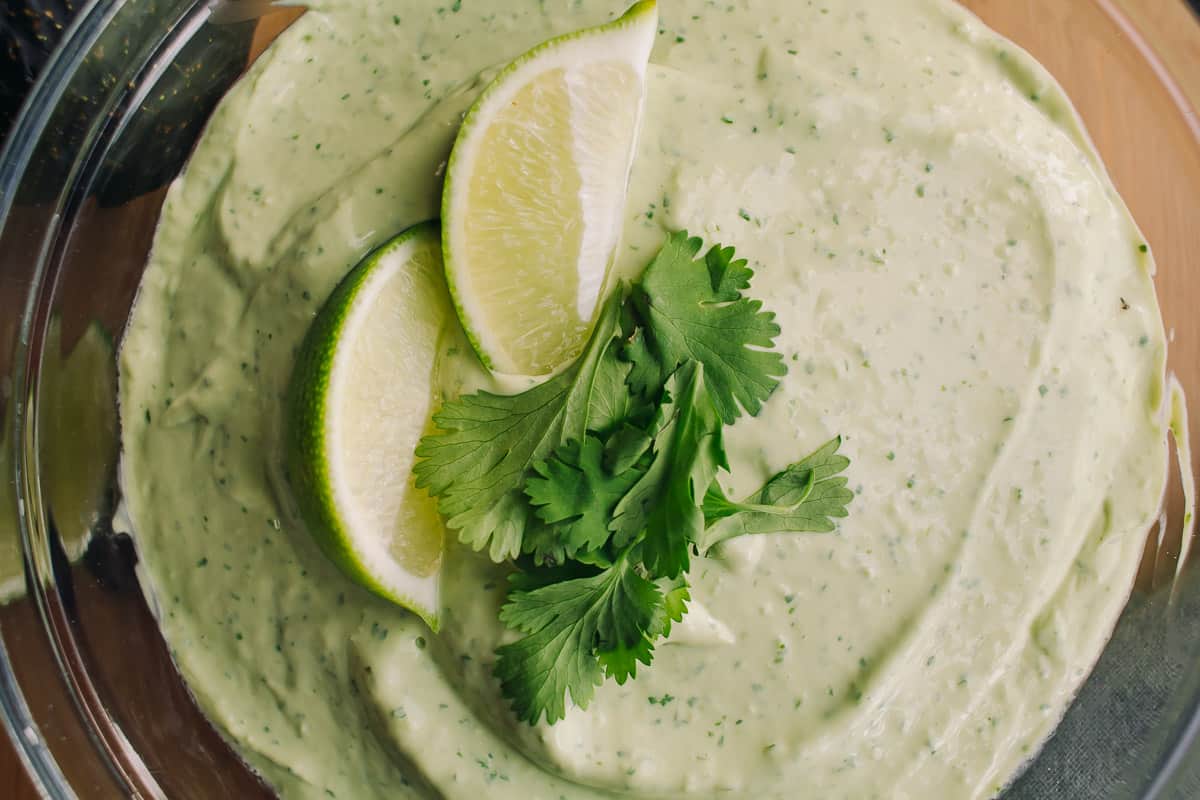 Avocado Lime Crema | Food Photography | A Full Living