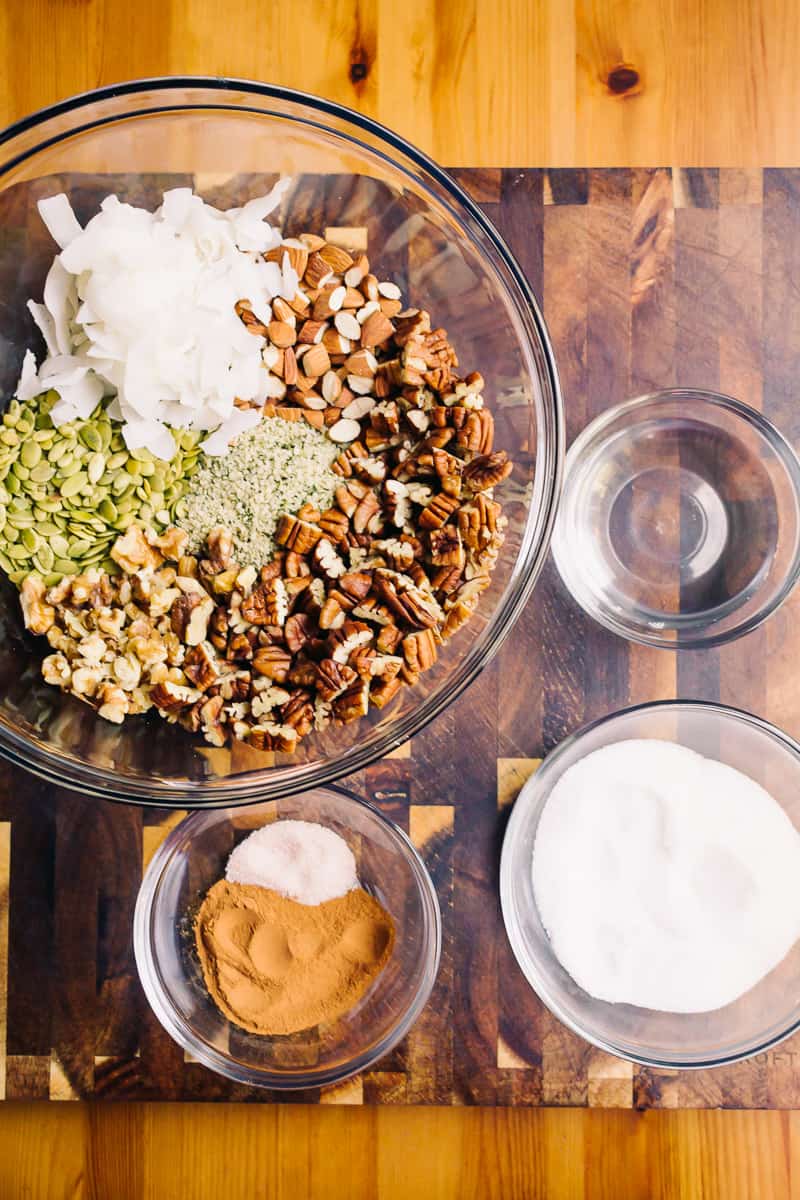 Cinnamon Trail Mix Ingredients