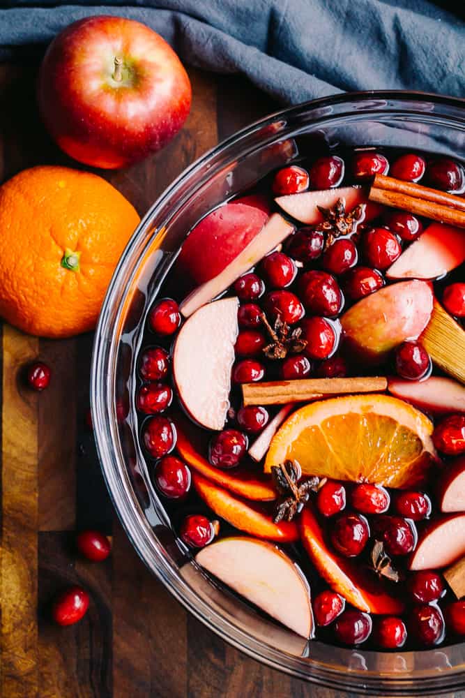 Fall Harvest Whiskey Sangria