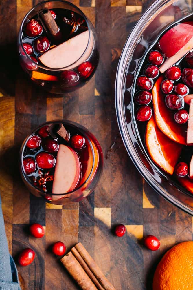Fall Harvest Whiskey Sangria