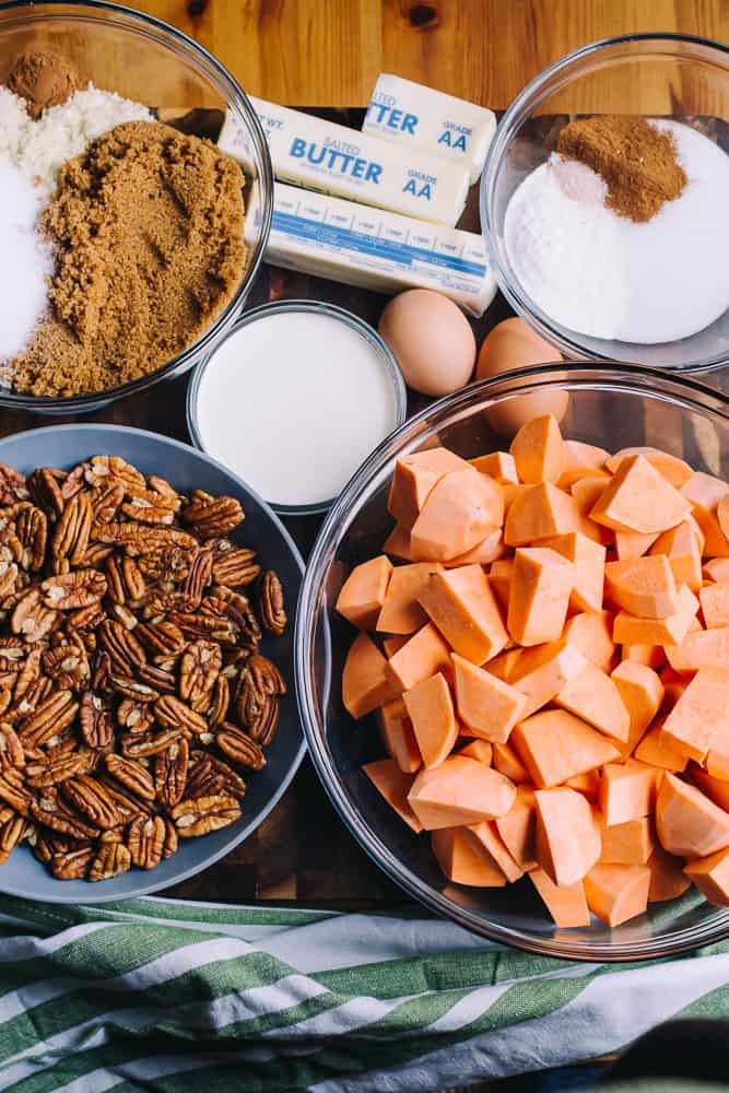 Sweet Potato Casserole Ingredients