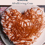 graphic with text of Low Carb Valentine's Day Cake
