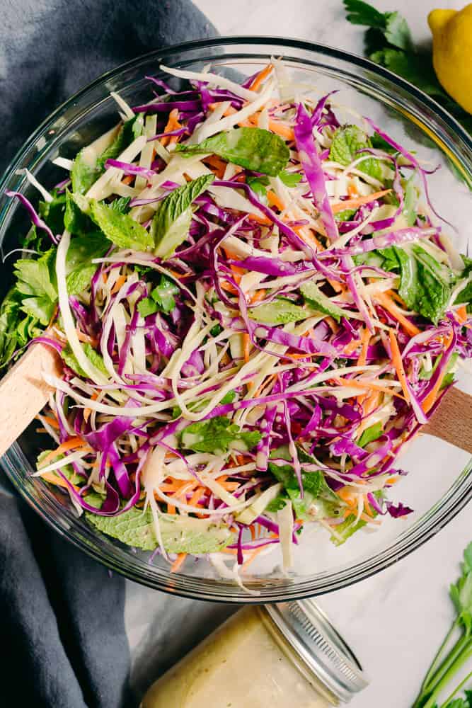 Cabbage And Carrot Salad Recipe — A Full Kiving