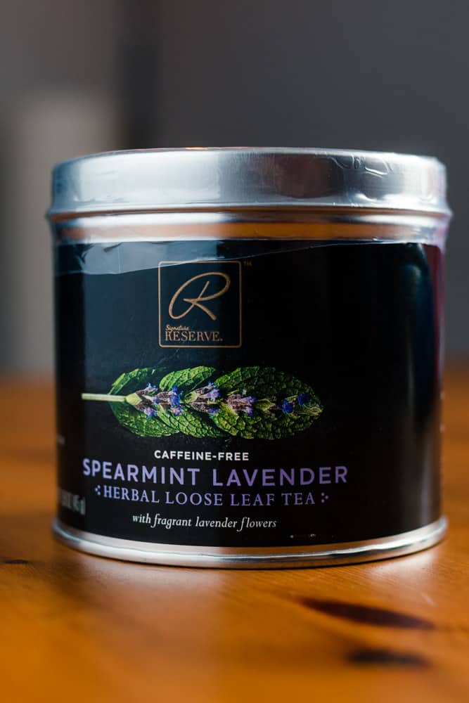 signature reserve loose leaf spearmint lavender tea