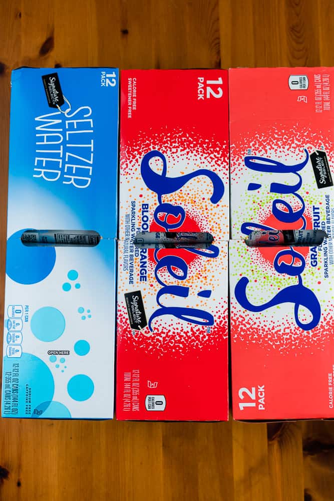 singature select seltzer water at Jewel-OSco