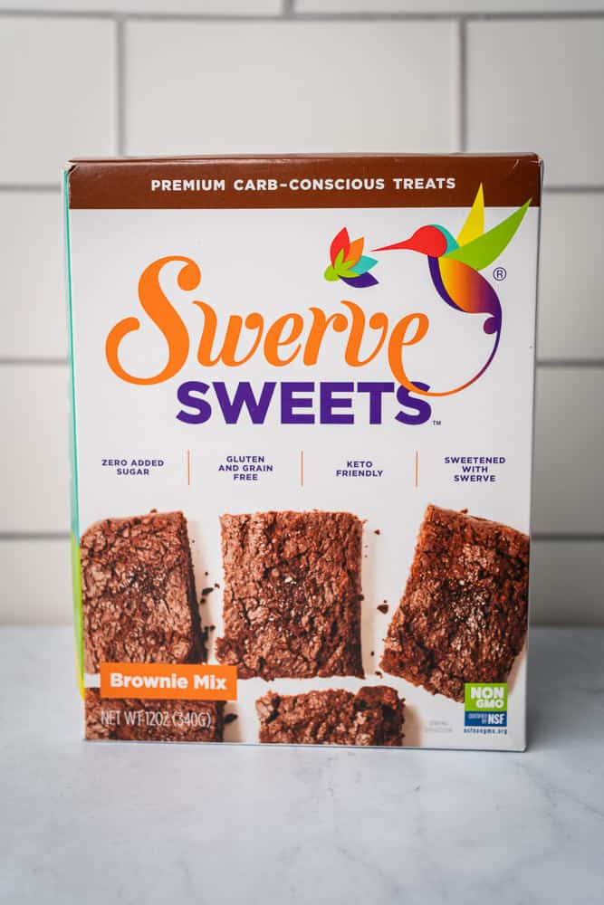 swerve sweets low carb and keto brownie mix 