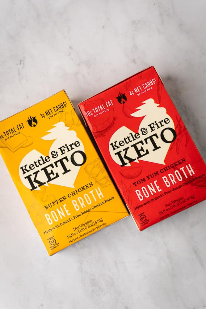 kettle and fire butter chicken and tom yum bone broth