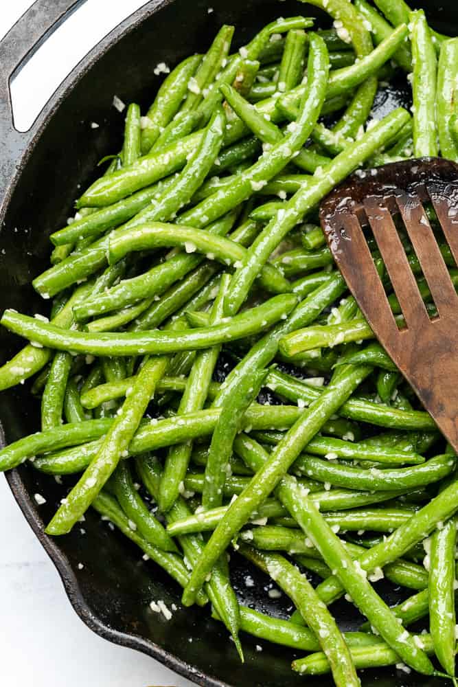 Roasted Green Beans with Garlic Recipe — A Full Living