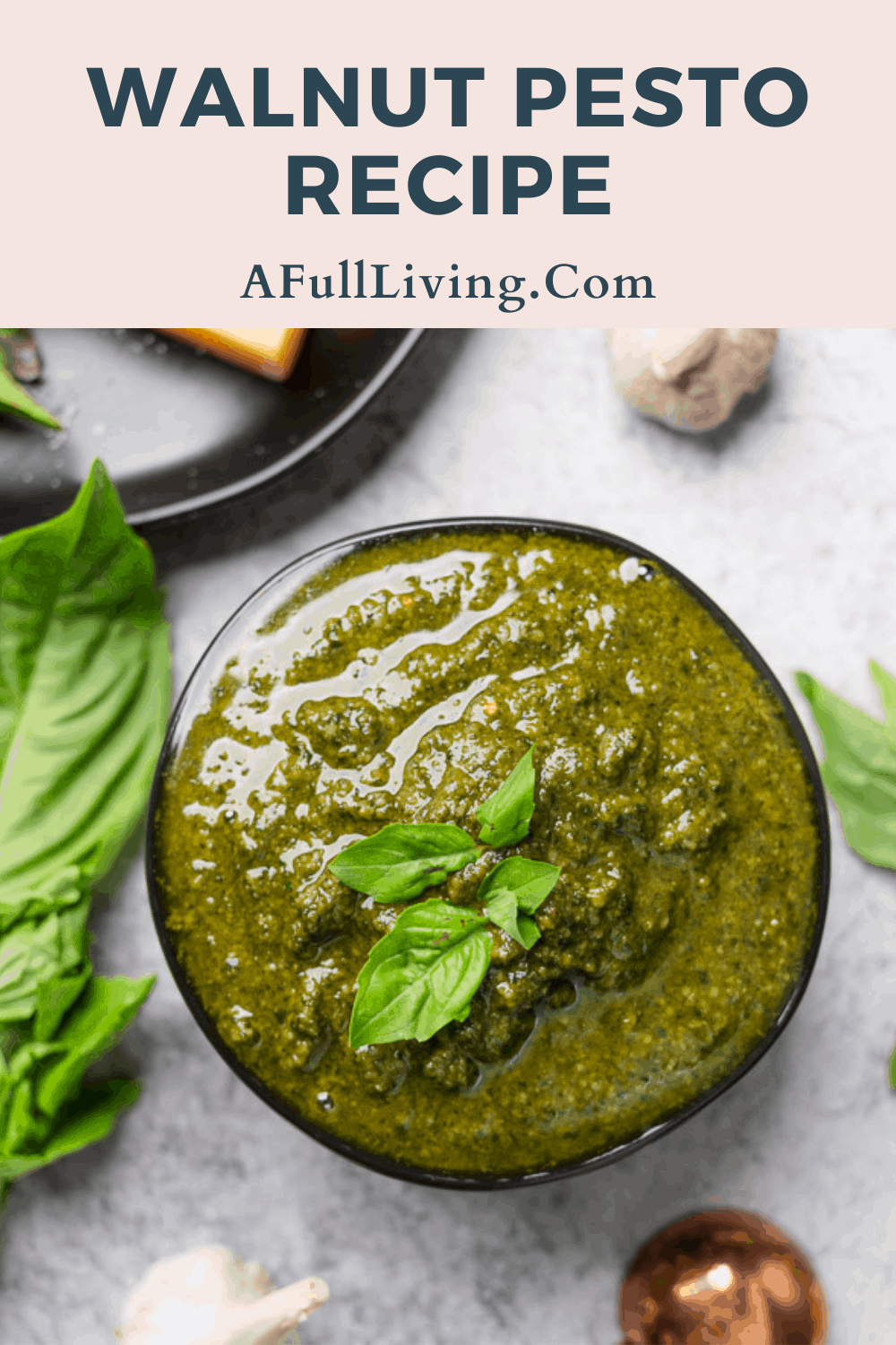 Easy Walnut pesto Recipe 10 Mins Recipe A Full Living