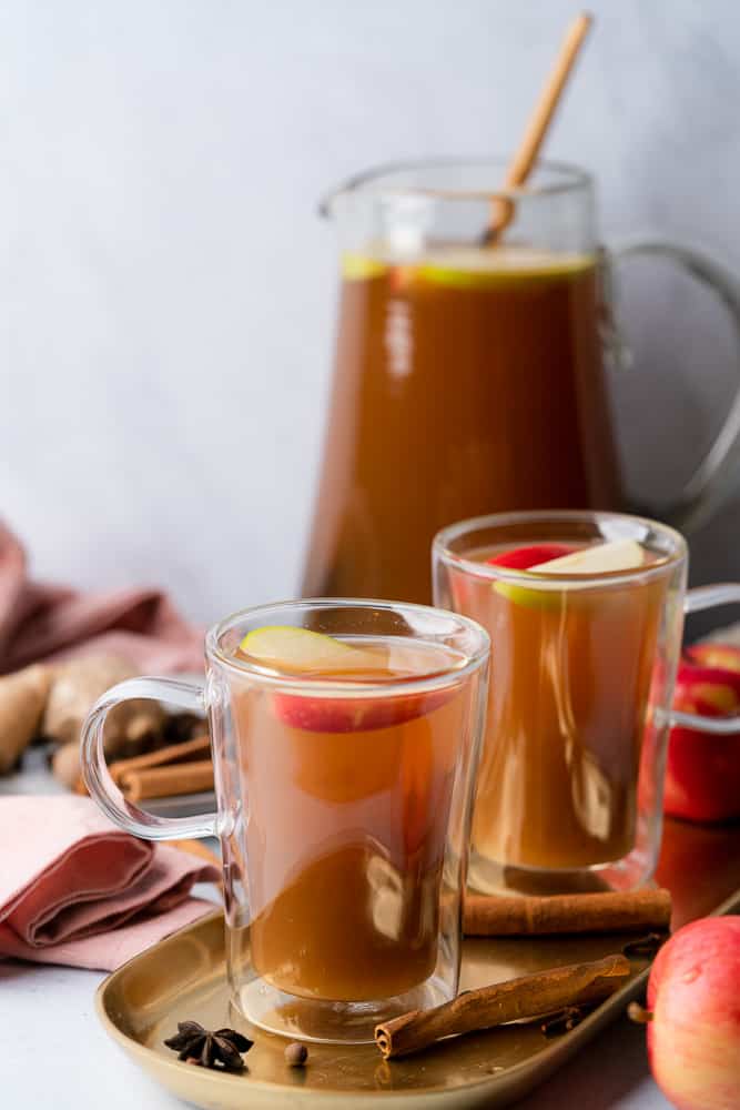 Homemade Spiced Sugar Free Low Carb Apple Cider - A Full Living