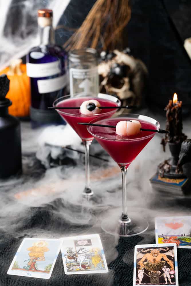 Purple People Eater Drink Recipe — Low Carb Gin Cocktail.