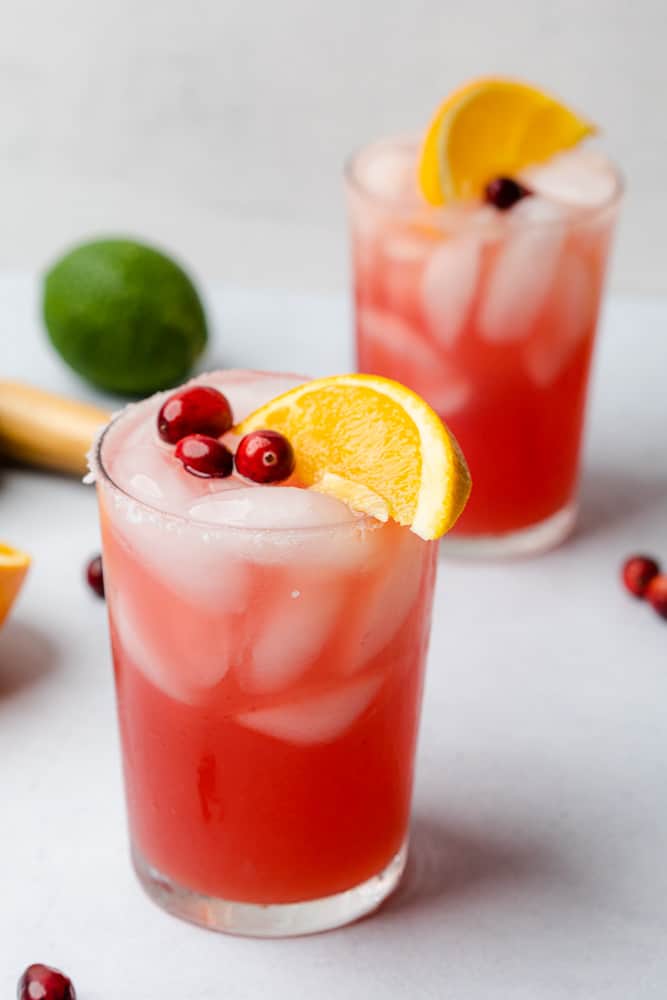 sparkling cranberry prosecco margarita