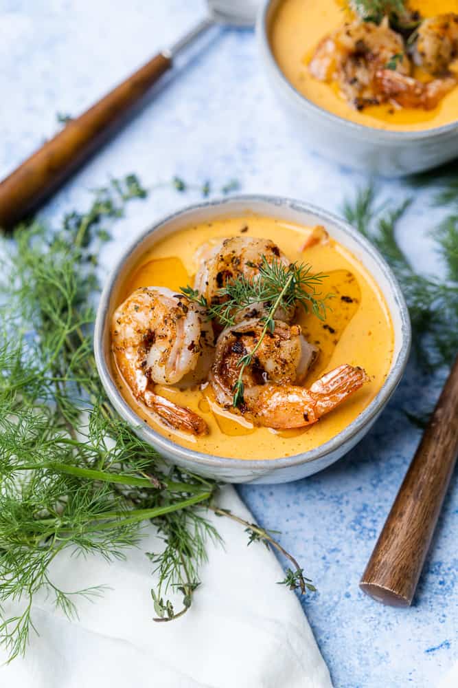 Low Carb Keto Spicy Shrimp Bisque A Full Living