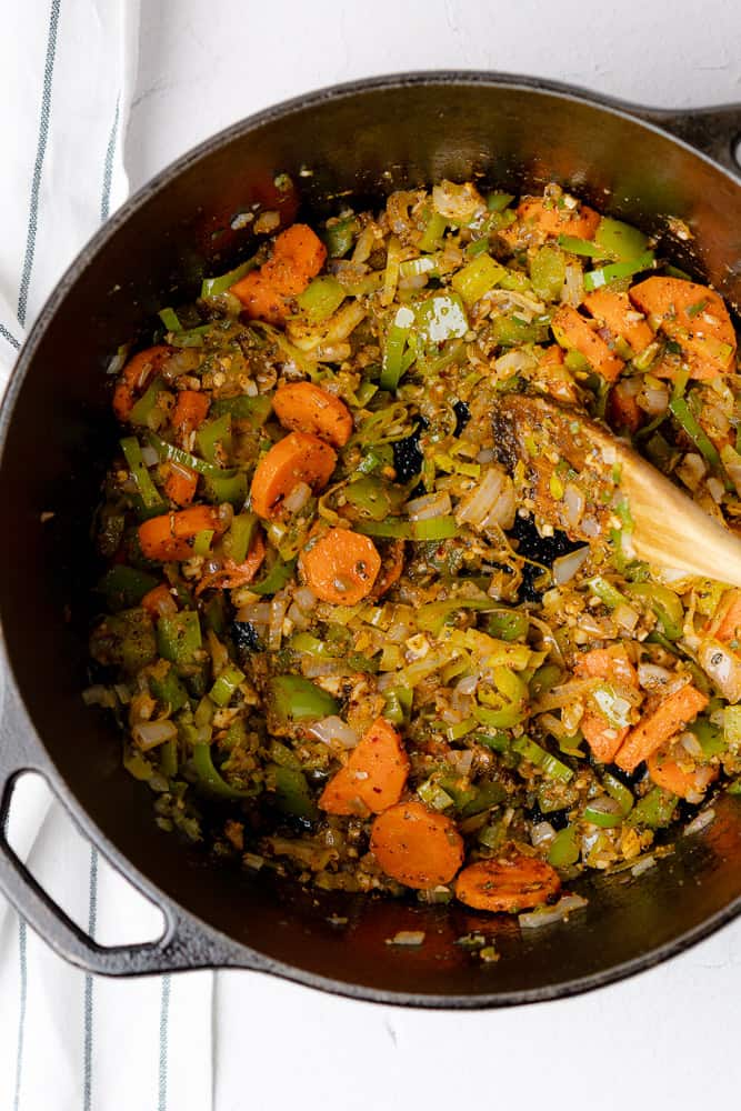 Low Carb Chunky Vegetable Vegan Soup - A Full Living