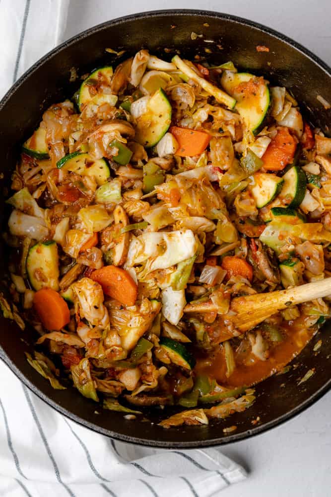 Low Carb Chunky Vegetable Vegan Soup - A Full Living