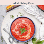 Beetroot Carrot Soup (Low Carb) graphic with text