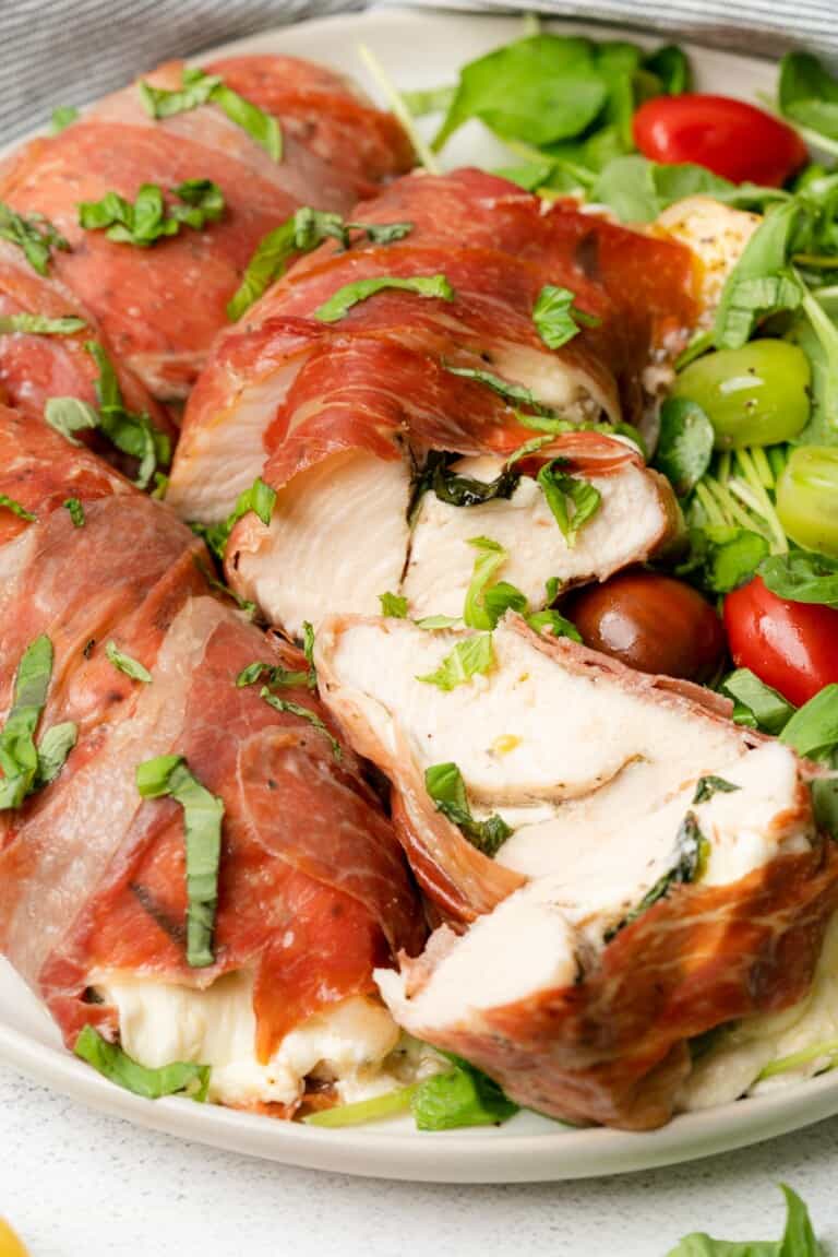 Mozzarella Stuffed Chicken Wrapped in Parma Ham — A Full Living