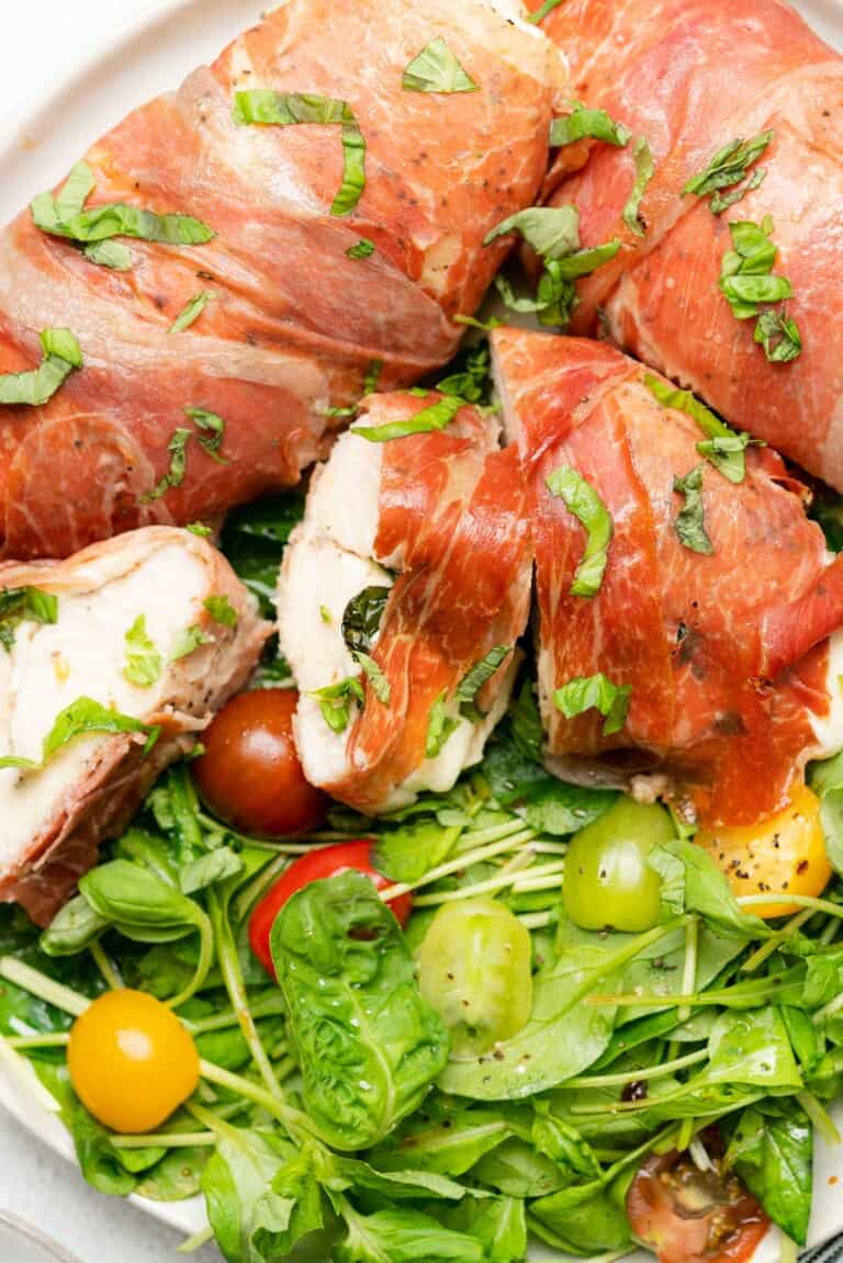Mozzarella Stuffed Chicken Wrapped in Parma Ham — A Full Living