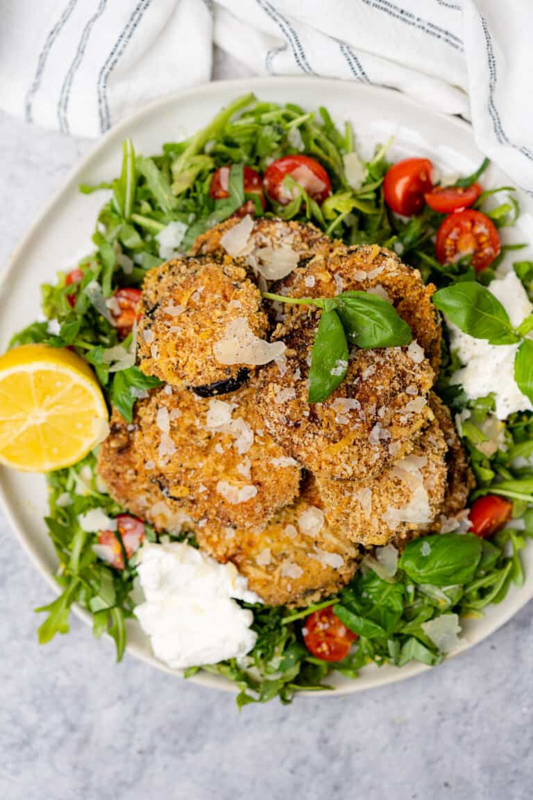 Eggplant Milanese (Keto and Gluten Free) A Full Living