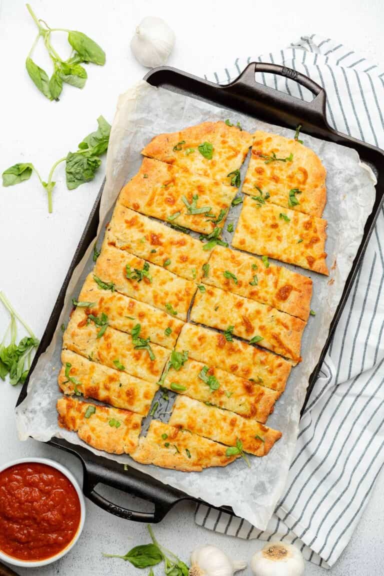 Keto Cheese Breadsticks (Gluten Free) — A Full Living