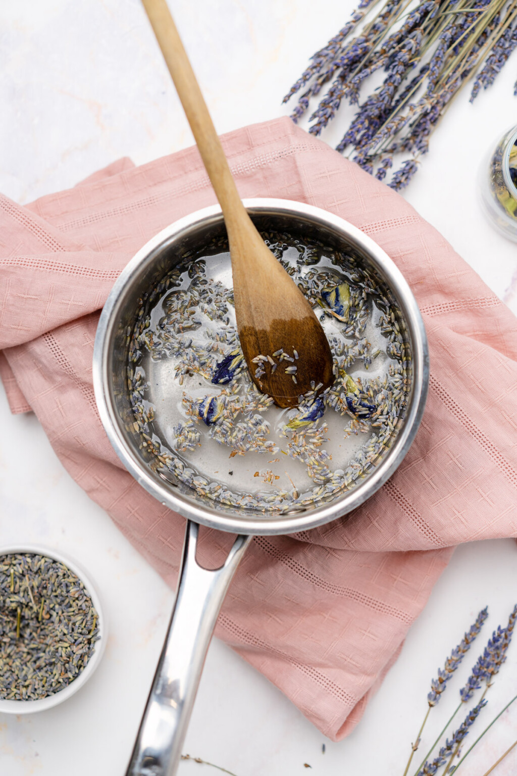 Easy Lavender Simple Syrup Recipe Sugar Free — A Full Living