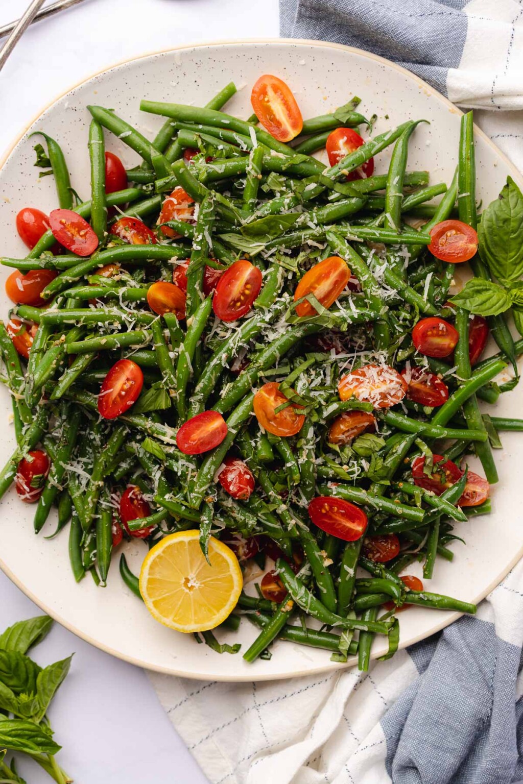 Easy Italian Green Bean Salad with Tomatoes - A Full Living