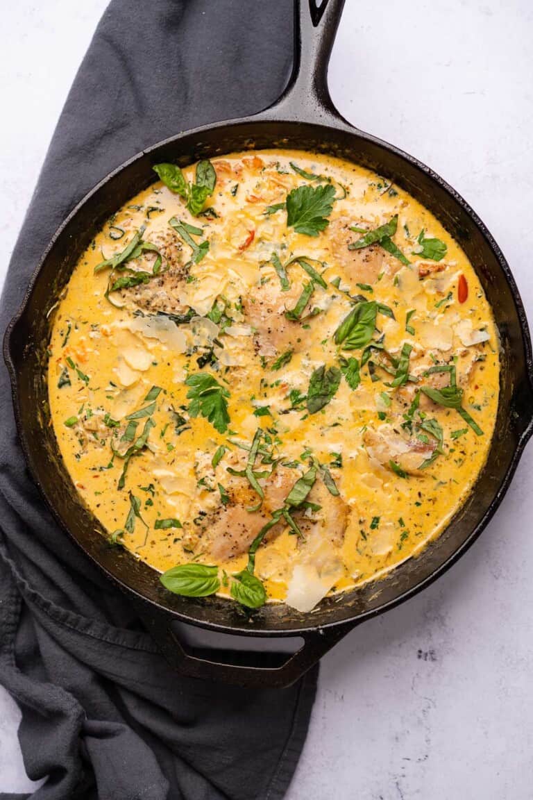 Keto Creamy Tuscan Chicken - A Full Living