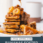 bananas foster pancakes gluten free and refined sugar free