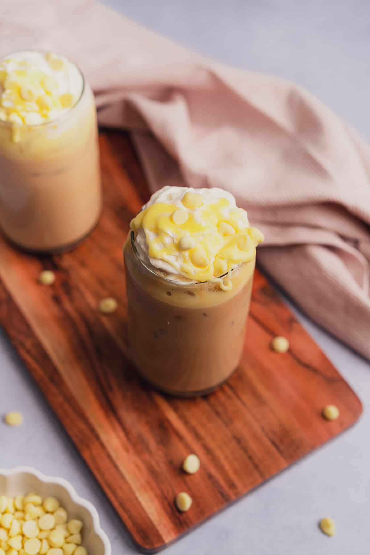 Iced White Chocolate Mocha (Better Than Starbucks!) – A Couple Cooks