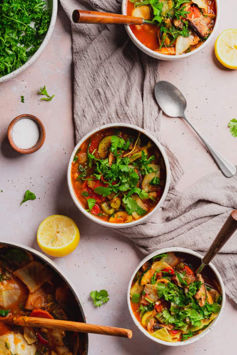 Low Carb Vegetable Soup Recipe (Keto & Vegan) - A Full Living