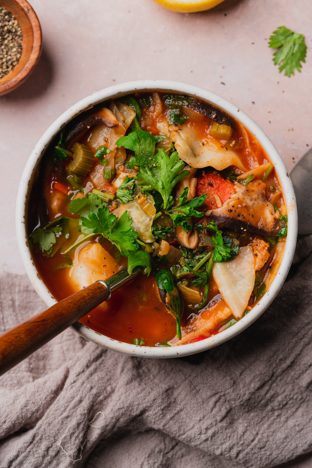 Low Carb Vegetable Soup Recipe (Keto & Vegan) - A Full Living