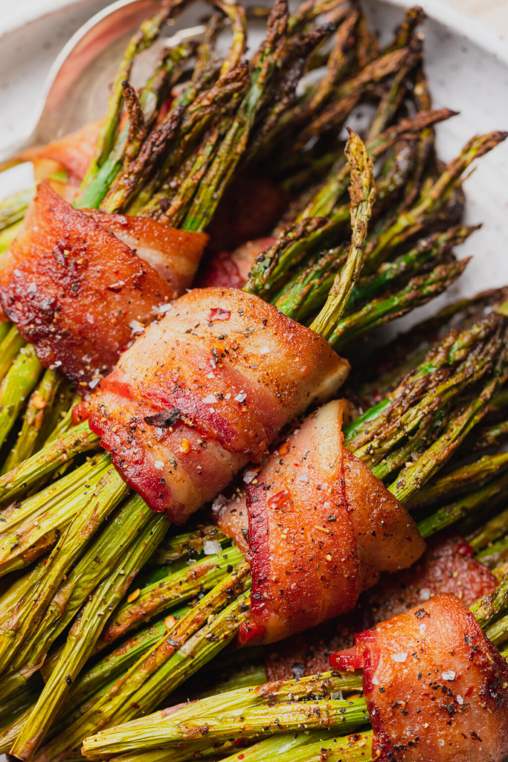 Air Fryer Bacon Wrapped Asparagus Bundles A Full Living
