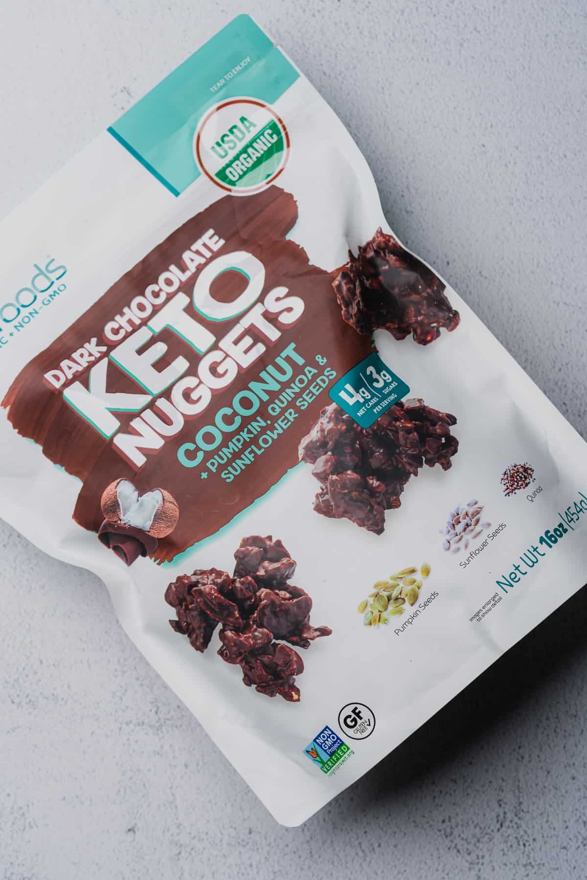 dark chocolate keto nuggets