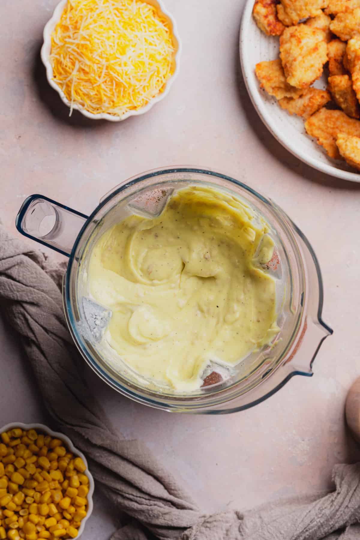 creamy, smooth mashed potatoes in a blender. 
