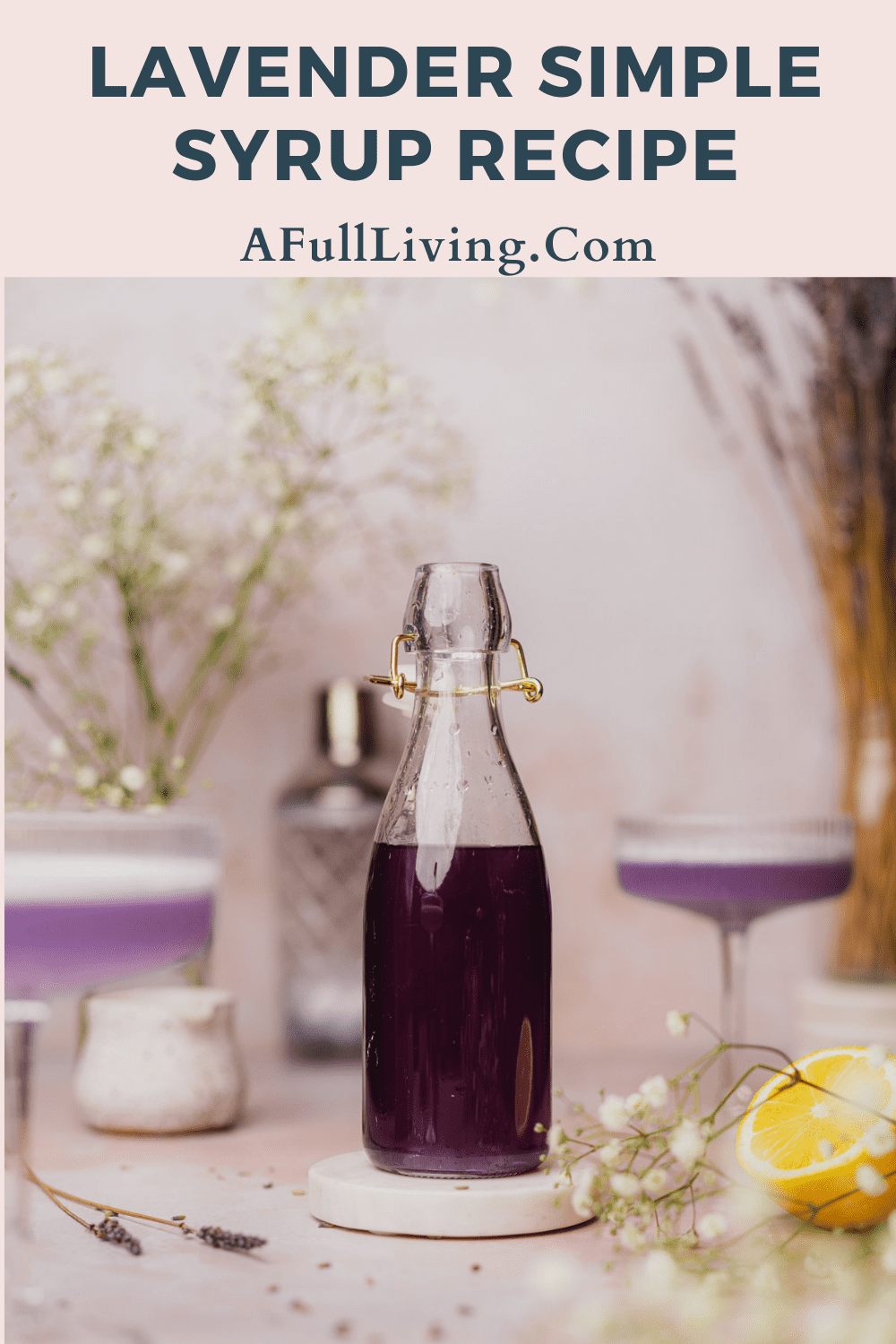 lavender simple syrup recipe.