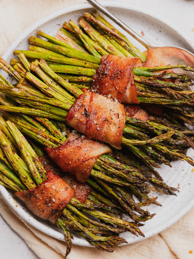 Asparagus Bundles Wrapped in Bacon