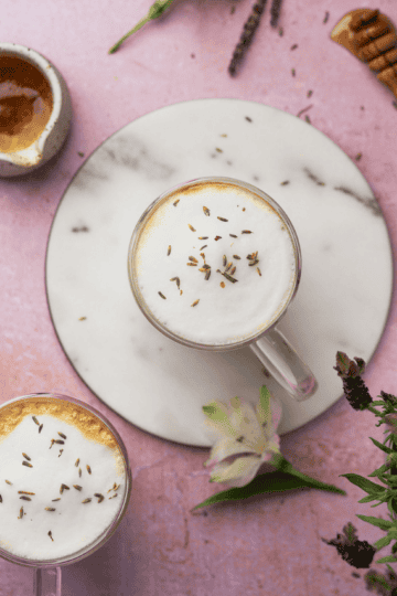 honey lavender latte