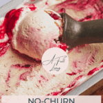 no churn cranberry ice cream