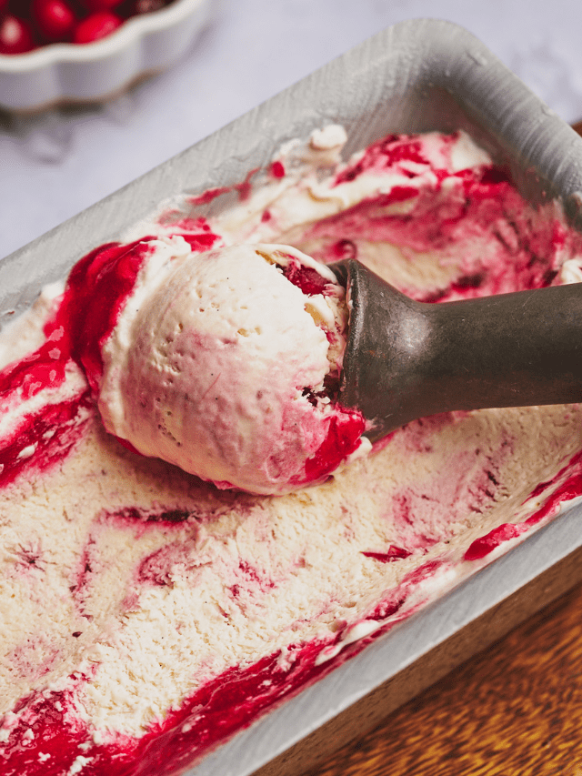 Cranberry Ice Cream Recipe
