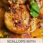 scallops with bacon and pan sauce