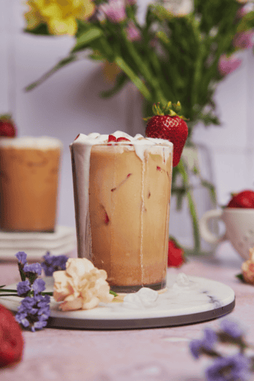 strawberry latte